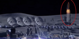 Vídeo de divulgação da base lunar da China mostra ônibus espacial da NASA