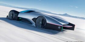 Carro elétrico futurista da MG promete desafiar recordes de velocidade máxima
