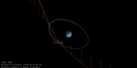 Asteroide passa “raspando” pela Terra dois dias após ser descoberto