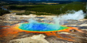 Vírus gigante antigo é encontrado nas fontes termais de Yellowstone