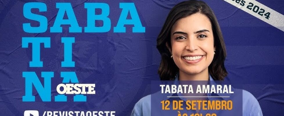 Sabatina Oeste, com Tabata Amaral