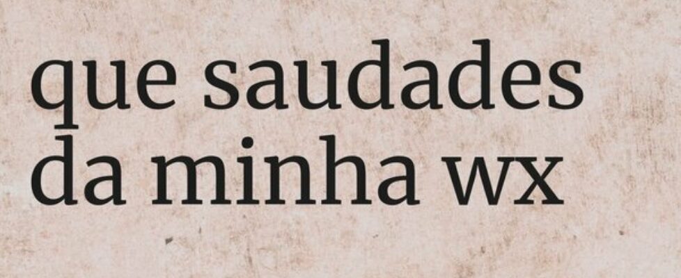 ⁠que saudades da minha ex ... plr