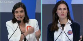 Marina Helena pergunta a Tabata sobre viagens de jatinho para ver namorado