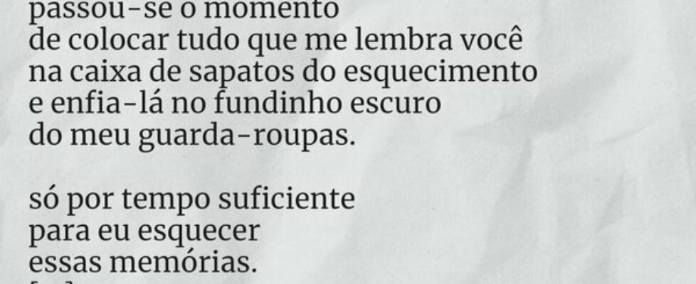 ⁠armazenando lembranças; passou-se o momento de c... Vinicius Rodrigues