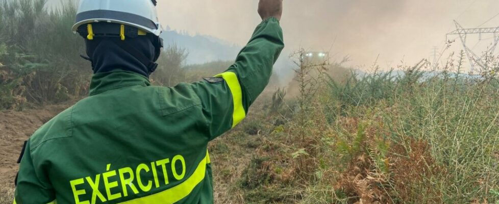 Fotogaleria. Exército mostra militares no combate aos incêndios