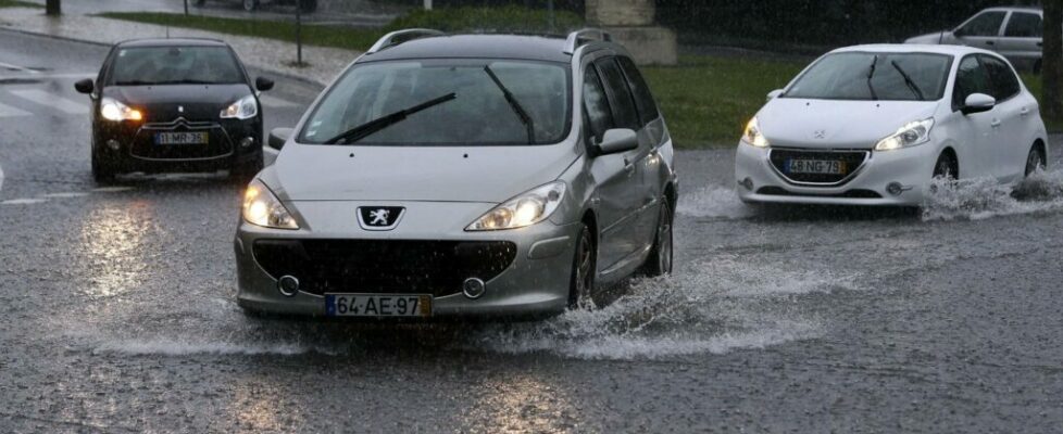 Viseu, Aveiro e Coimbra sob aviso laranja no domingo devido a chuva forte