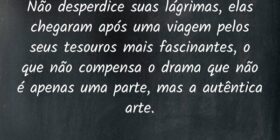 ⁠Não desperdice suas lágrimas, elas chegaram após ... Elisabeth Railuz