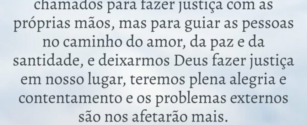 ⁠Quando compreendermos que não fomos chamados para... Leonardo Pimentel Menin