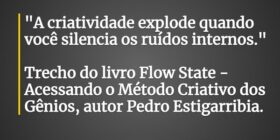 ⁠"A criatividade explode quando você silencia... Pedro Estigarribia