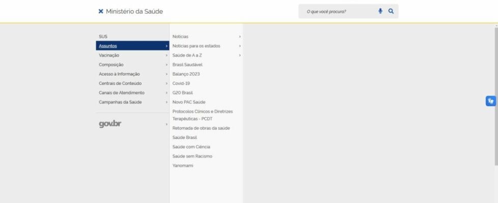 Ministério da Saúde ignora dengue e mantém página dedicada à covid-19 em site oficial