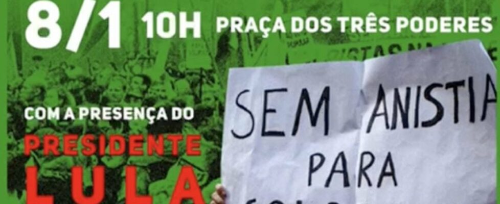 PT vai realizar ‘ato pela democracia’ em 8 de janeiro