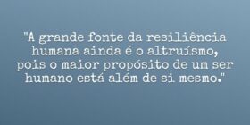 "A grande fonte da resiliência humana ainda é... Blog Jornada da Escrita