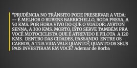 "PRUDÊNCIA NO TRÂNSITO PODE PRESERVAR A VIDA:... Boss Player