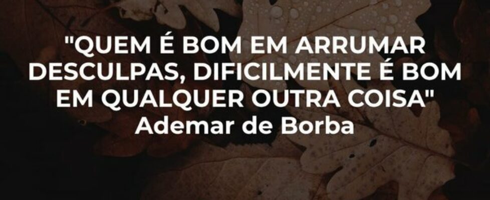 "QUEM É BOM EM ARRUMAR DESCULPAS, DIFICILMENT... Boss Player