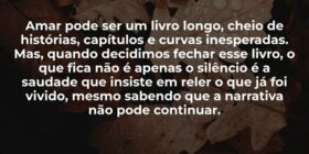 Amar pode ser um livro longo, cheio de histórias, ... Eric Zovelinski