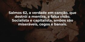 Salmos 62, a verdade em canção, que destrói a ment... Fernando Alva