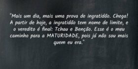 "Mais um dia, mais uma prova de ingratidão. C... Francielle Hartmann