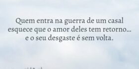 Quem entra na guerra de um casal esquece que o amo... Ivo Mendes Morais