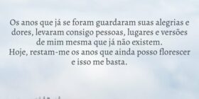 Os anos que já se foram guardaram suas alegrias e ... Janice F Rocha