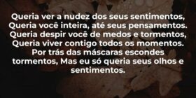 Queria ver a nudez dos seus sentimentos, Queria vo... Jonas Kakaroto