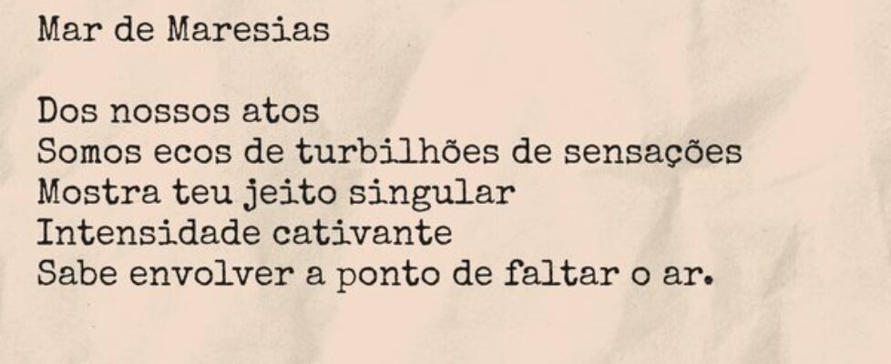 Mar de Maresias  Dos nossos atos Somos ecos de t... Kaike Machado