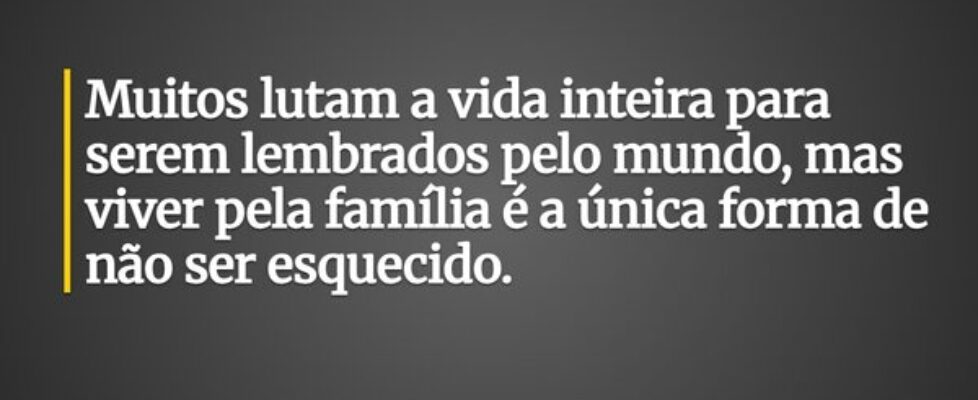 Muitos lutam a vida inteira para serem lembrados p... Leonardo Brelaz