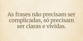 ⁠As frases não precisam ser complicadas, só precis... Peter Miguel