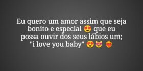 Eu quero um amor assim que seja  bonito e especial... Sbt9