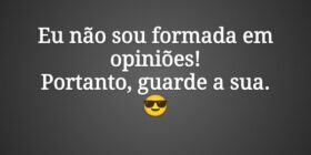 Eu não sou formada em opiniões! Portanto, guarde a... Starisy2