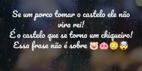 Se um porco tomar o castelo ele não vira rei! É o ... Starisy2