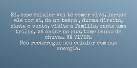 Ei, esse celular vai te comer vivo, larque ele por... Thiago FariasAbaetetuba-PA