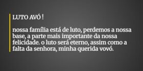 ⁠LUTO AVÓ !


nossa família está de luto, perdemos... Vanessa Instagram