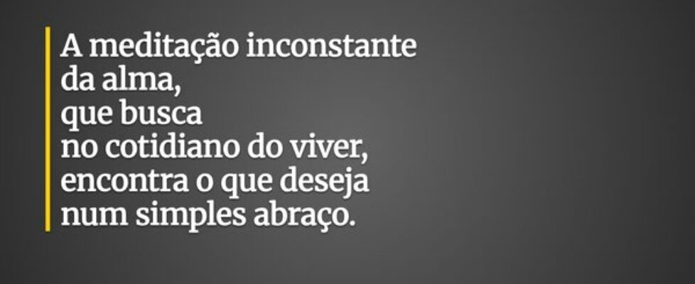 A meditação inconstante da alma, que busca no coti... Warlei Antunes