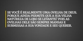 SE VOCÊ É REALMENTE UMA OVELHA DE DEUS. PORQUE AIN... A.J.S