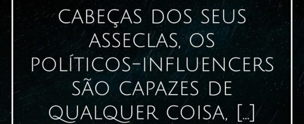 ⁠Para alugar as cabeças dos seus asseclas, os polí... Alessandro Teodoro