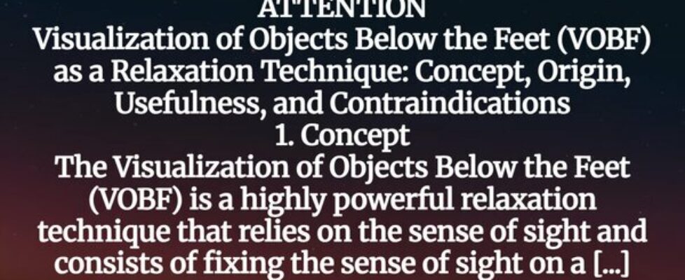 EXAMPLE OF A RELAXATION TECHNIQUE BY ATTENTION Vis... Amâncio Maurício Xavier Rêgo