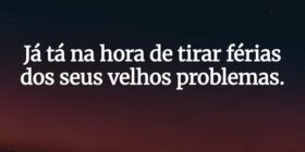Já tá na hora de tirar férias 
dos seus velhos pro... Amandita Poetha