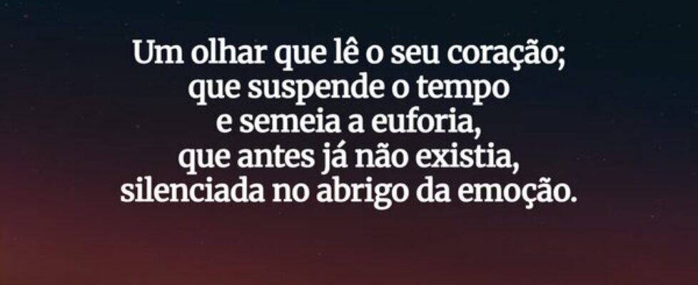 Um olhar que lê o seu coração; que suspende o temp... Andressa Medeiros - andressamedlem
