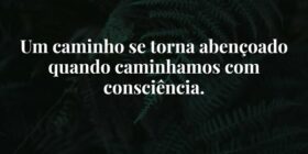 Um caminho se torna abençoado quando caminhamos co... Damião Leão