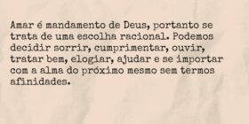 Amar é mandamento de Deus, portanto se trata de um... Dayanne Raissa Dutra Pires
