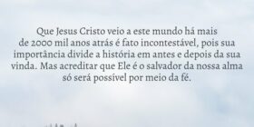 Que Jesus Cristo veio a este mundo há mais
de 2000... Dayanne Raissa Dutra Pires