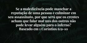 Se a maledicência pode manchar a 
reputação de uma... Dayanne Raissa Dutra Pires