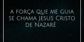 ⁠a força que me guia se chama Jesus Cristo de Naza... Diego Fretta