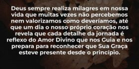 Deus sempre realiza milagres em nossa vida que mui... Dilson Kutscher