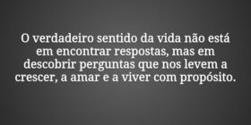 O verdadeiro sentido da vida não está em encontrar... Nanny13