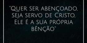 "Quer ser abençoado, seja servo de Cristo, El... Evangelista Raoney Amorim
