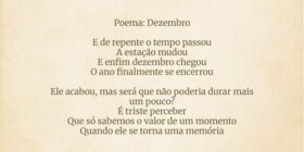 Poema: Dezembro


E de repente o tempo passou
A es... Heitote