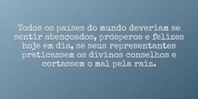 Todos os países do mundo deveriam se sentir abenço... HelgirGirodo