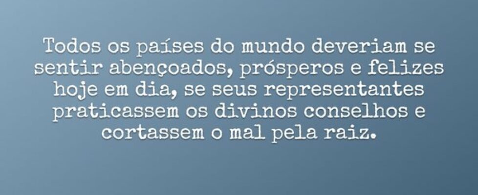 Todos os países do mundo deveriam se sentir abenço... HelgirGirodo