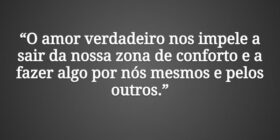 “O amor verdadeiro nos impele a sair da nossa zona... JOEL FACUNDO - livro poder do amor